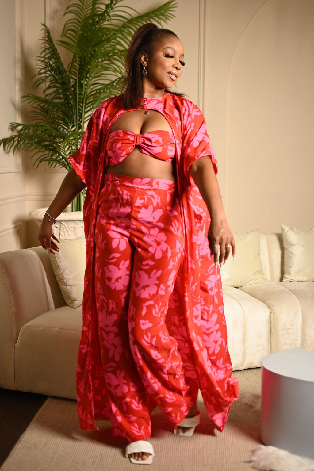 Monaco 3 piece Kimono set