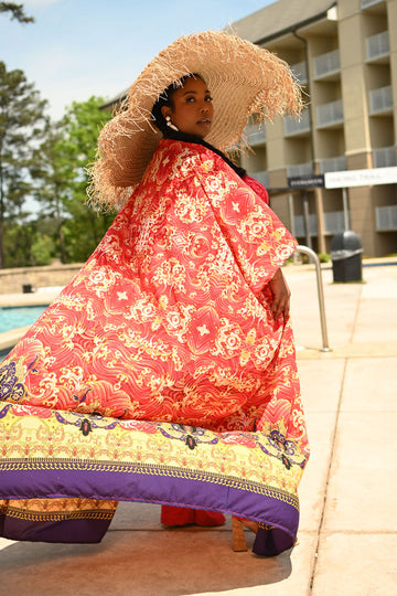 Elegance Wide Brim Straw Hat