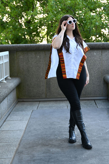 Alizay Button up Asymmetrical Shirt