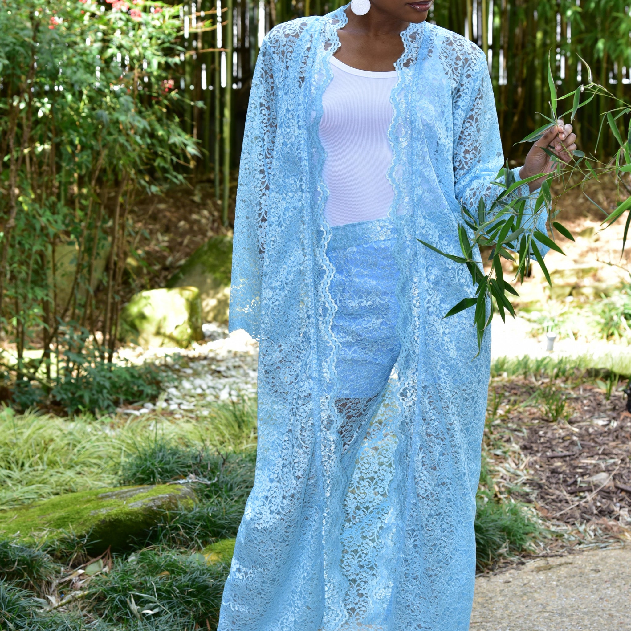 Babyblu Lace set